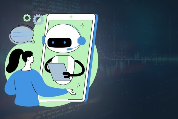 robot on phone image